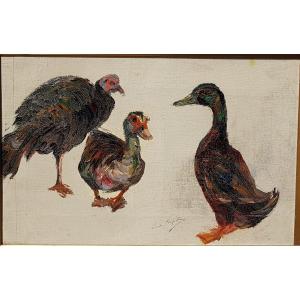 Louise Germain (1874-1939) Ducks