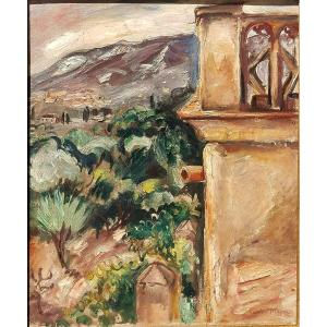 Emile Othon FRIESZ (1879-1949) Toulon, vue de la bastide 1924