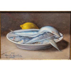 Louis GAUTIER (1855-1947)  Les sardines