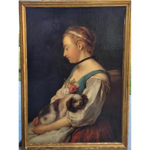 Italian School 18th Century Young Woman Sleeping