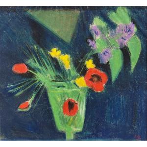 Gabriel Laurin (1901-1973) Vase Of Flowers 
