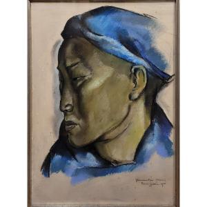Renée Jullien (1903-1999) Portrait Yunnan-fou 1925