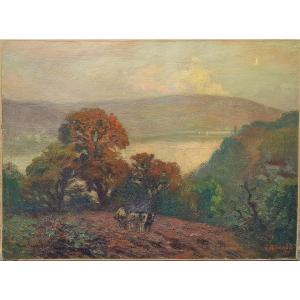 Jean Rémond (1872-1913) Landscape Of Brittany 1909