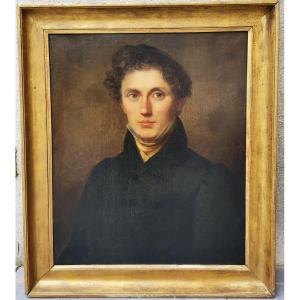 Ecole Fran&ccedil;aise 1820  Portrait de jeune homme