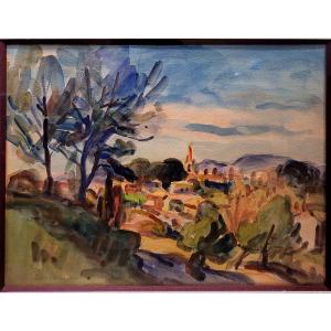 Marcel Arnaud (1877-1956) View Of Aix En Provence