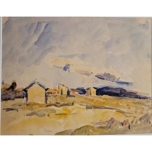 Marcel Arnaud (1877-1956) Paysage à Eguilles