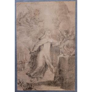 Ecole Italienne 18e Sainte Thérèse d'Avila