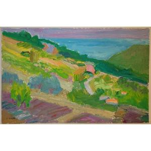 François DIANA (1903-1993)  Chemin vers la mer