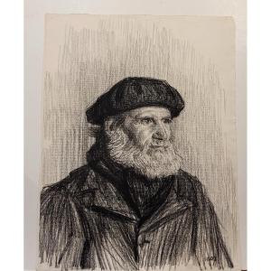 Ecole Bretonne 1907 The Old Sailor