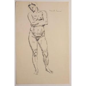 Jules Oury Dit Marcel Lenoir (1872-1931) Nude Study