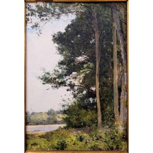 Louis Gautier (1855–1947) Riverbank