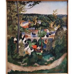 Pierre-eugène Clairin (1897–1980) Landscape In Brittany