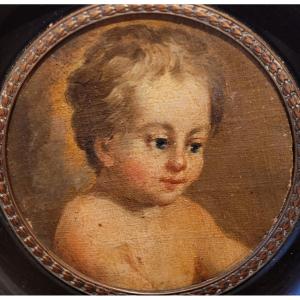 18th-century French School: Portrait Of A Child