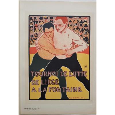 Armand Rassenfosse Wrestling Tournament In Liège 1899