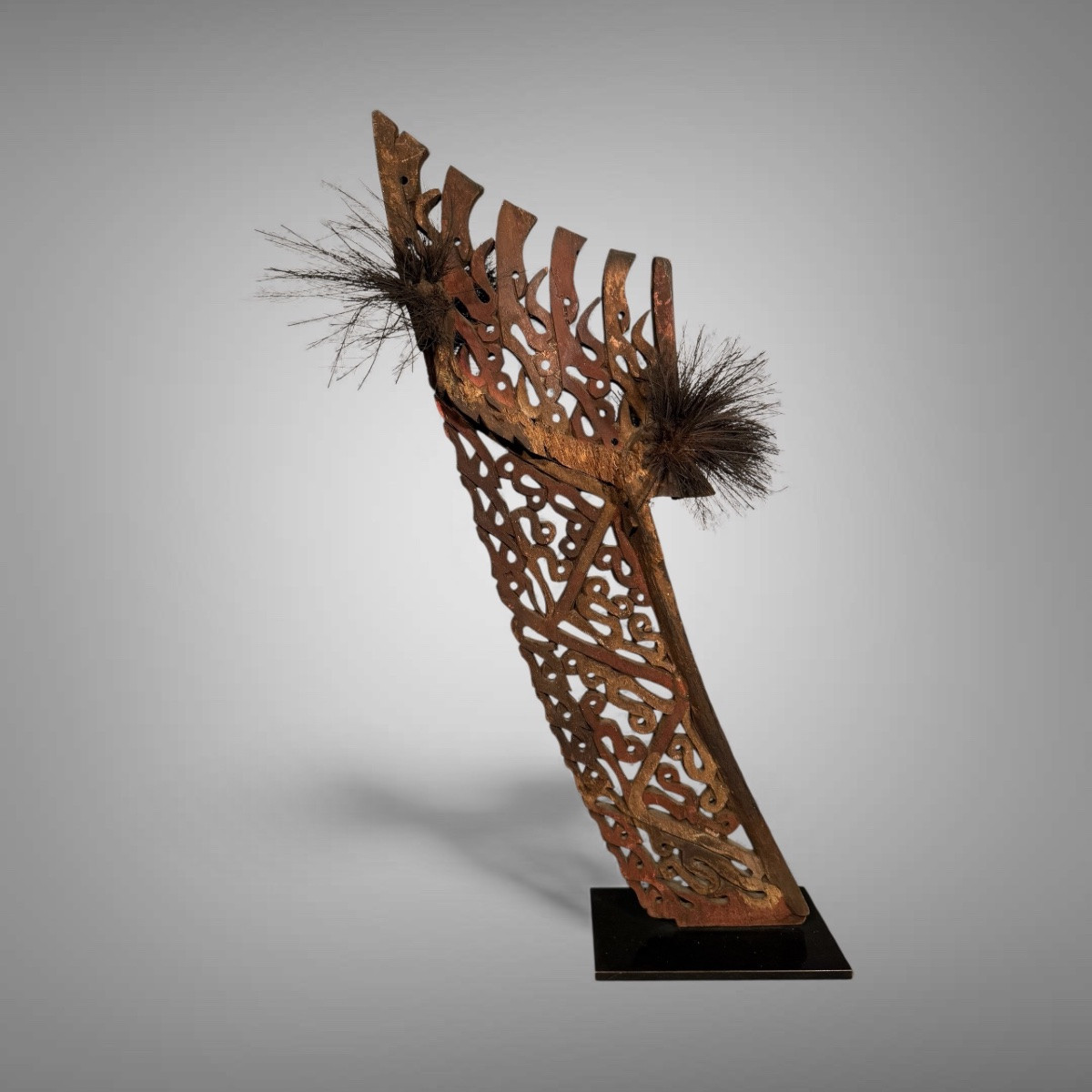 Décor de proue de pirogue korwar-photo-2