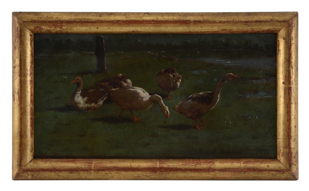 The Geese, 1855, Juliette Peyrol-bonheur (1830-1891)