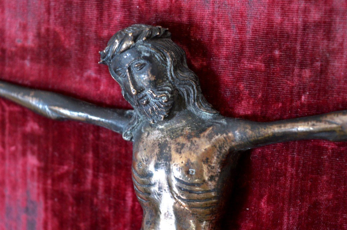 Christ In Bronze, 15th Century.-photo-4