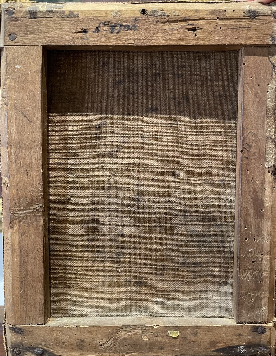 Jean-Baptiste Berlot (1775-1836), Moines En Pri&egrave;re Dans Une &eacute;glise, 1824-photo-4