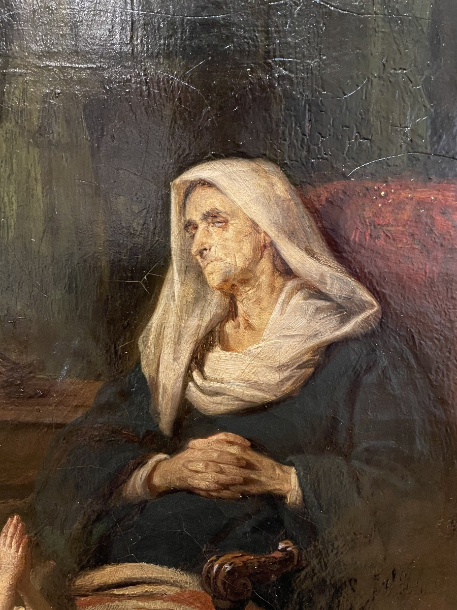 Aim&eacute;e Brune-Pag&egrave;s (1803-1866), La Pri&egrave;re, 1841-photo-4