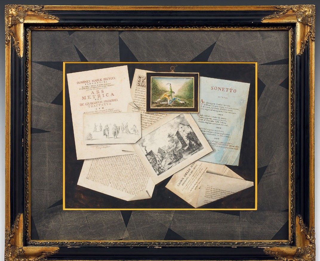 Ecole Italienne Vers 1800, Trompe l'Oeil.