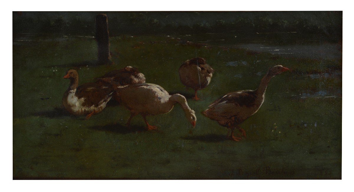 Les Oies, 1855, Juliette Peyrol-Bonheur (1830-1891)-photo-2