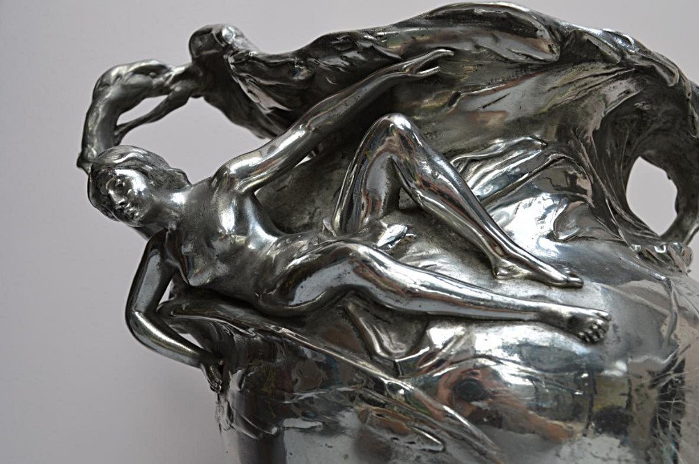 Henri Honoré Plé (1853-1922), Vase Art Nouveau.-photo-3