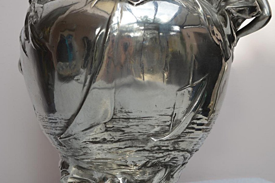 Henri Honoré Plé (1853-1922), Vase Art Nouveau.-photo-4