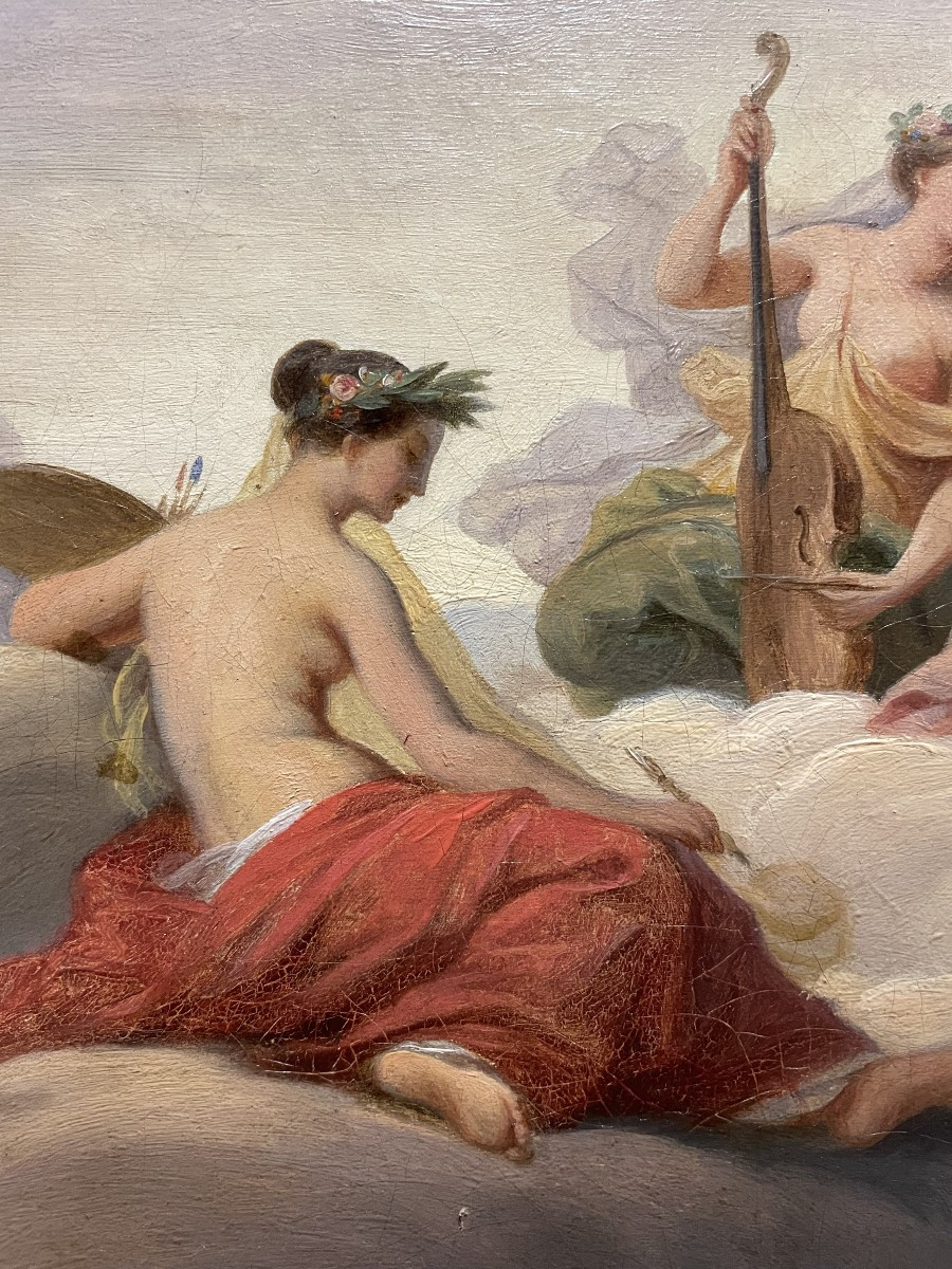 Théophile Vauchelet (1802-1873), Allégorie des Arts-photo-3