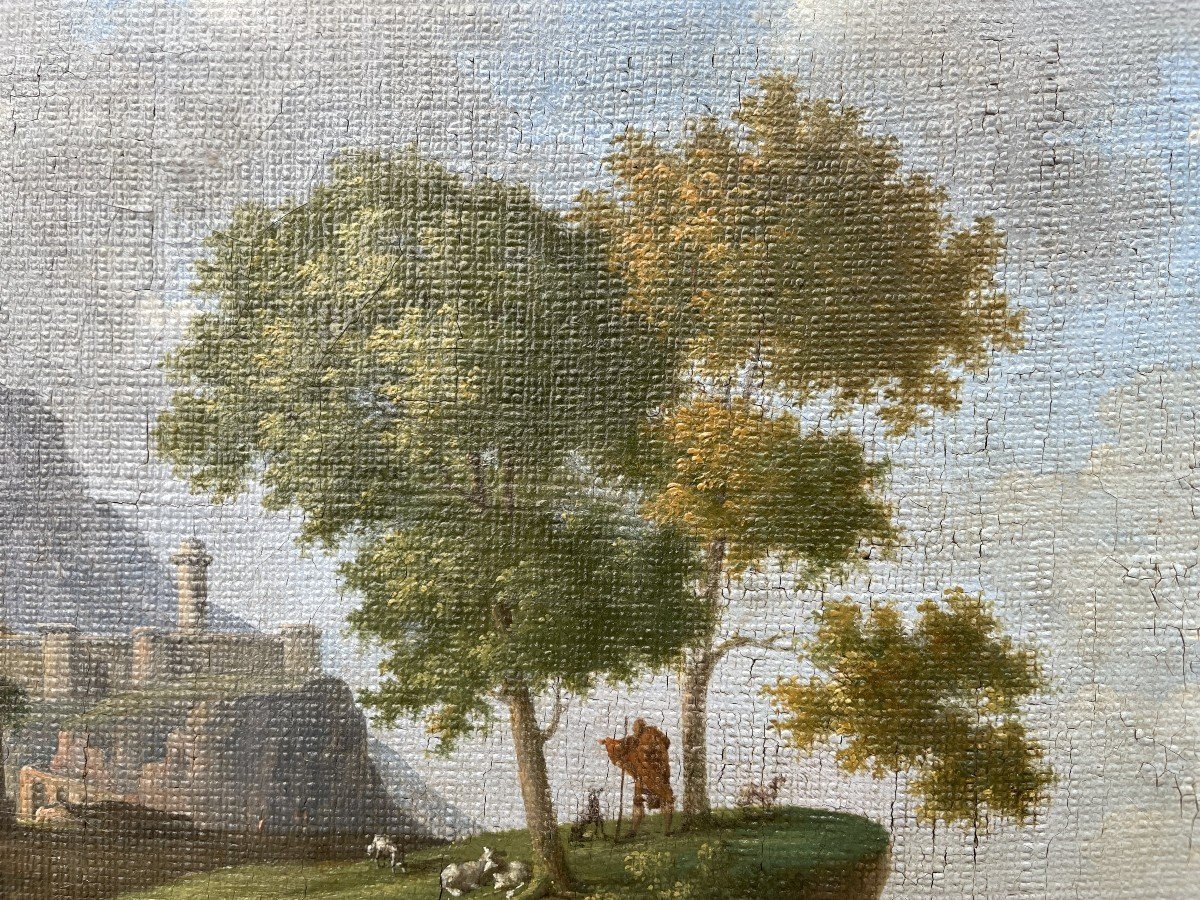 Alphonse Leroy (1780 - 1840), Paysage D’italie, 1820-photo-3