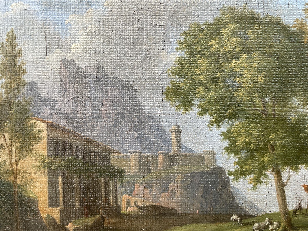 Alphonse Leroy (1780 - 1840), Paysage D’italie, 1820-photo-4