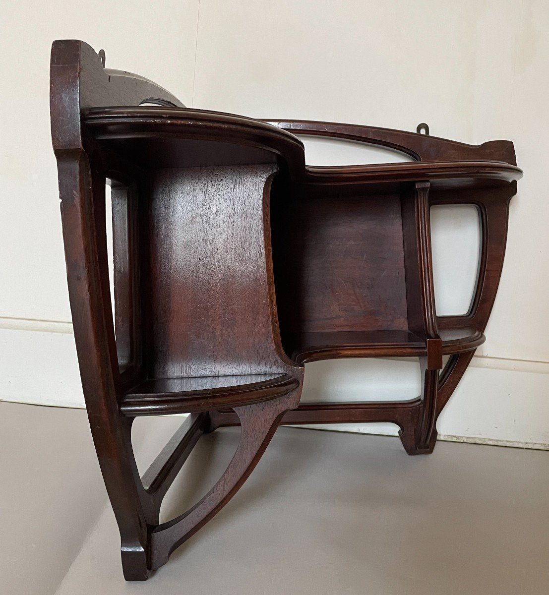 Etagère d'Angle, Ecole De Nancy, Art Nouveau.-photo-4