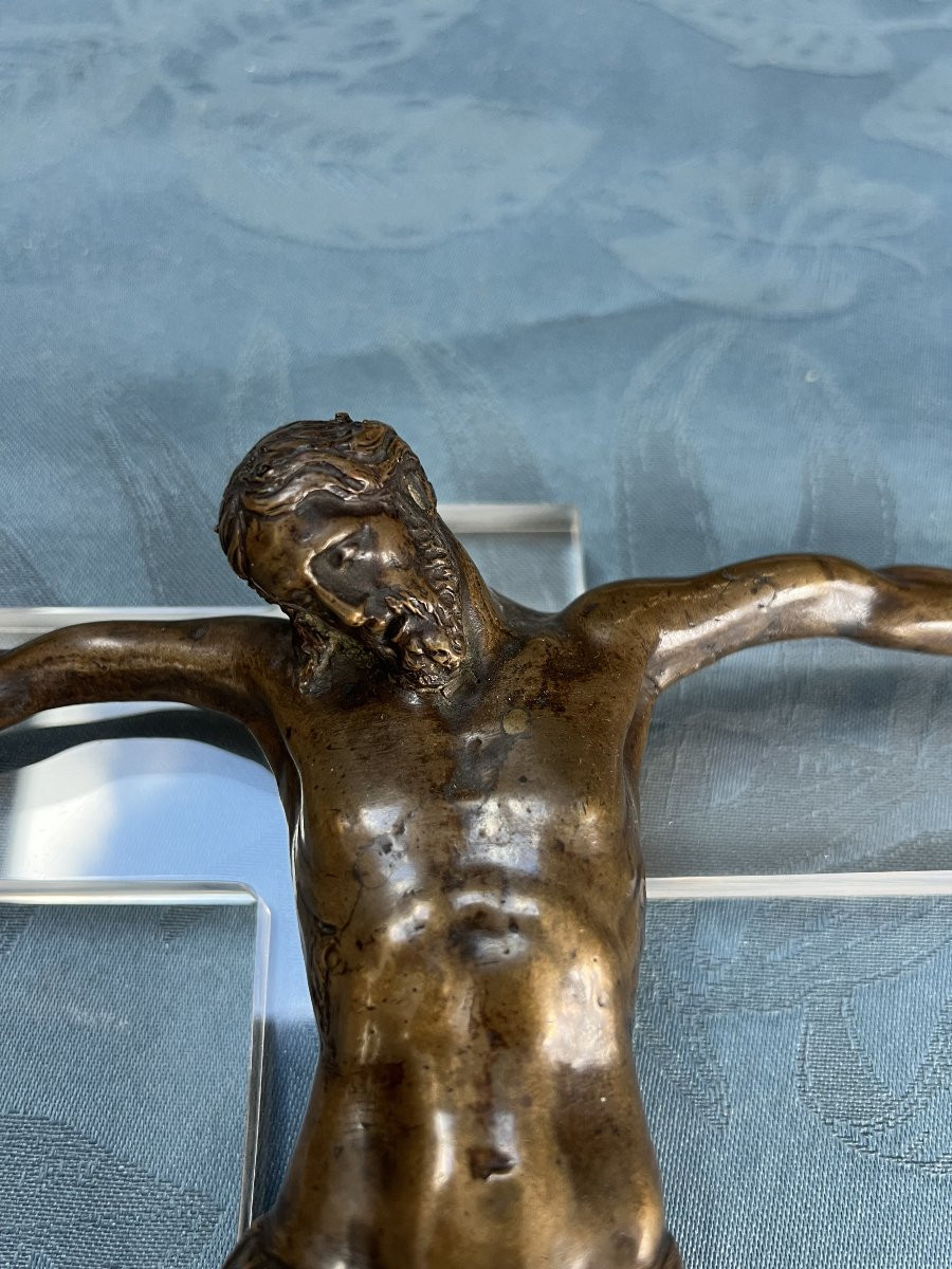 Bronze Christ, Italy, Early 17th Century. After Guglielmo Della Porta.-photo-2
