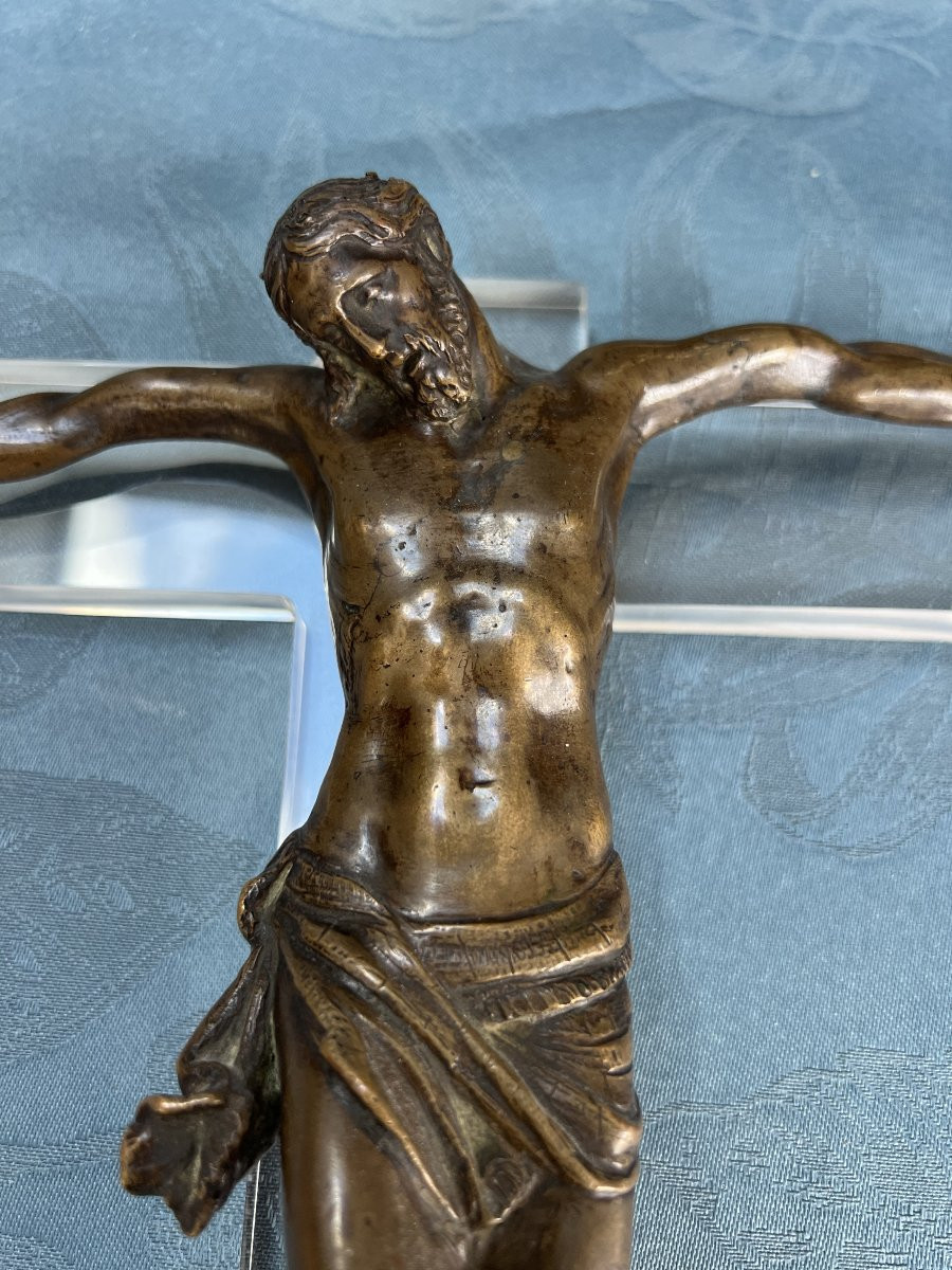 Bronze Christ, Italy, Early 17th Century. After Guglielmo Della Porta.-photo-3