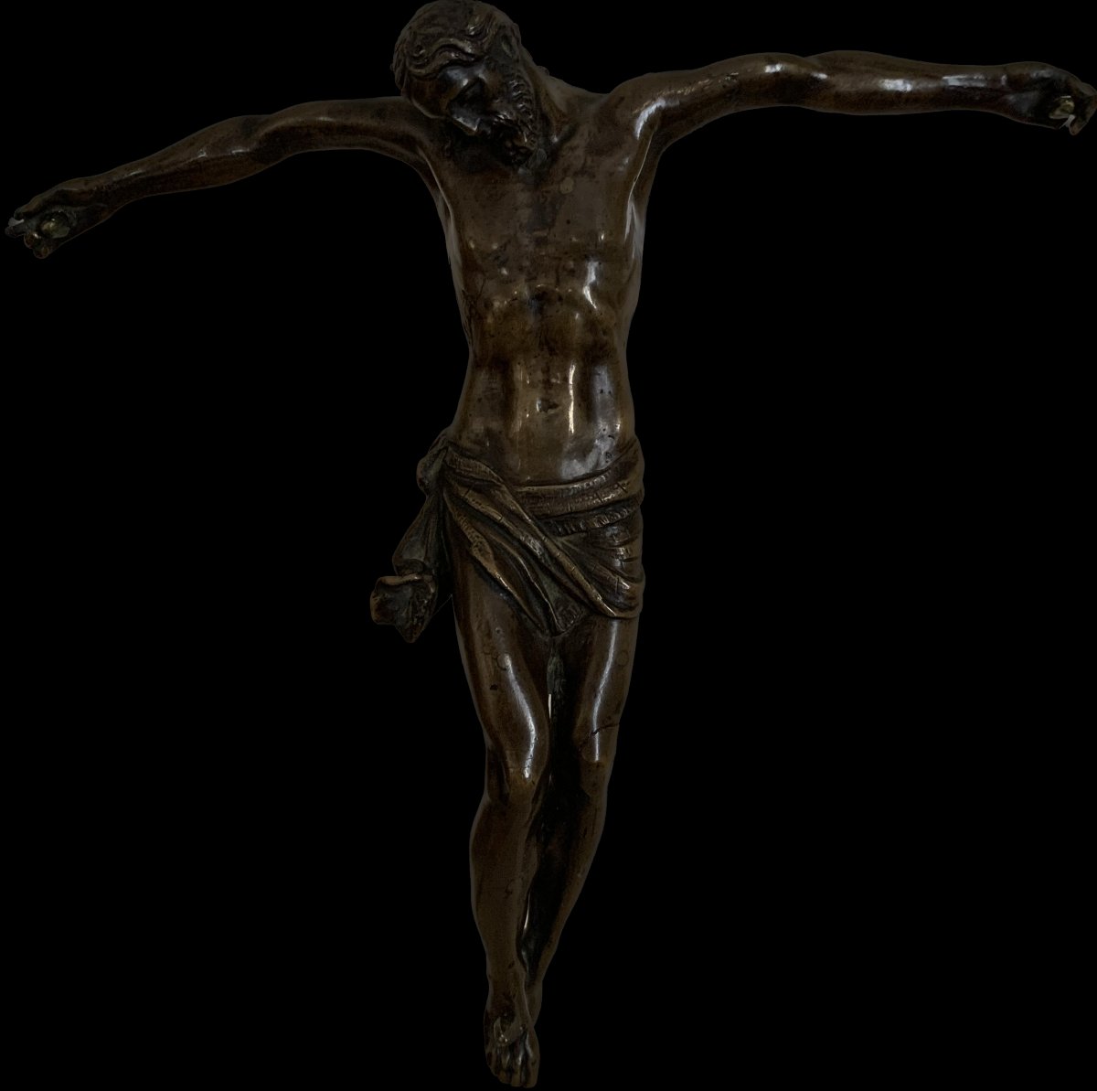 Bronze Christ, Italy, Early 17th Century. After Guglielmo Della Porta.-photo-4