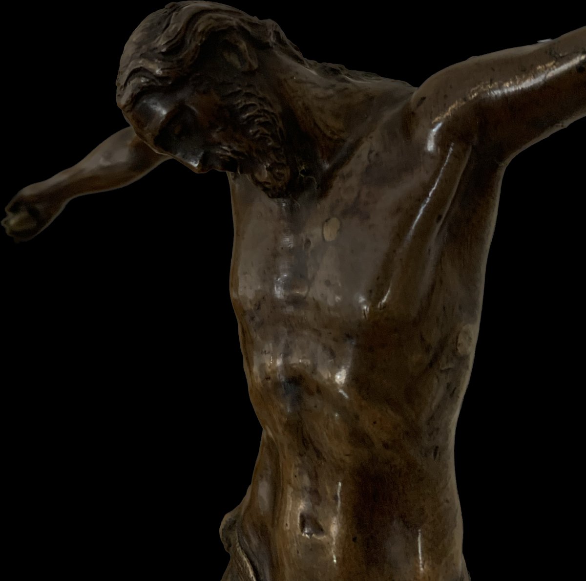 Bronze Christ, Italy, Early 17th Century. After Guglielmo Della Porta.-photo-1