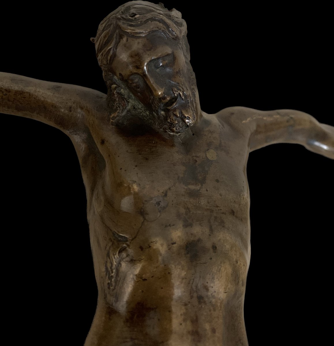 Bronze Christ, Italy, Early 17th Century. After Guglielmo Della Porta.-photo-3