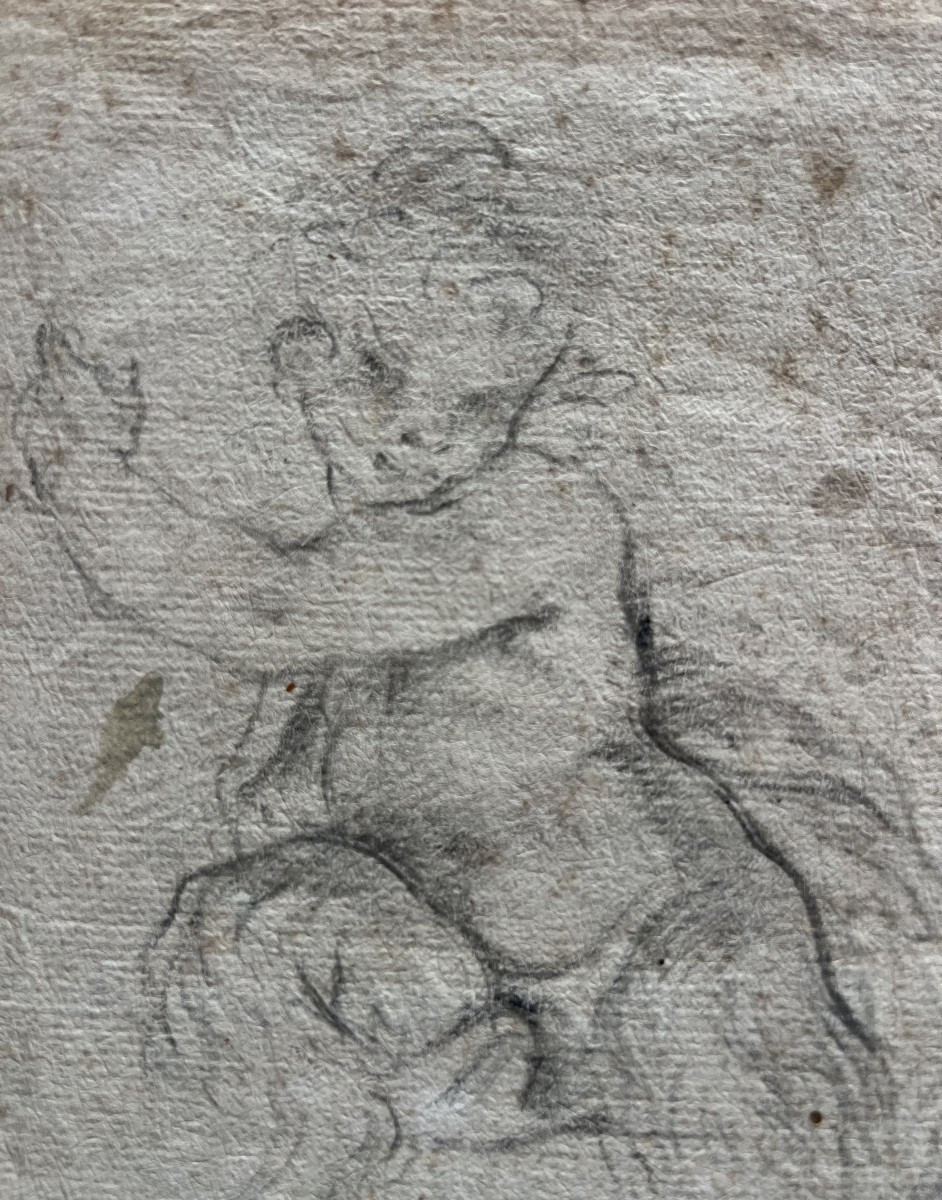 Carlo Cignani (1628-1719), Etude de satyre enfant-photo-2