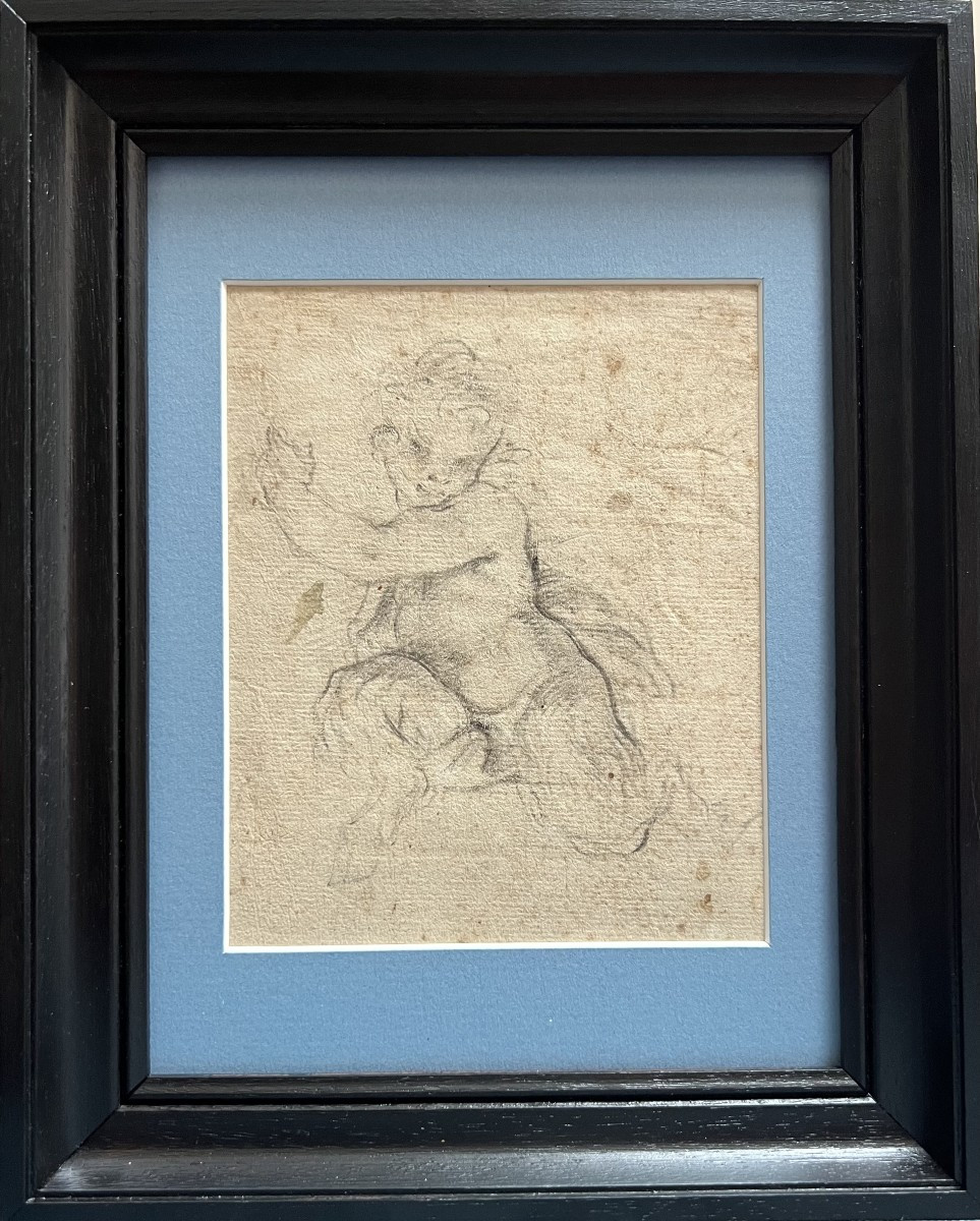 Carlo Cignani (1628-1719), Etude de satyre enfant-photo-4