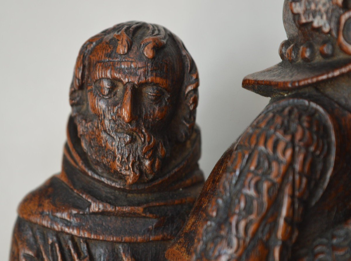 Elément De Retable, Le Portement De Croix, Brabant Vers 1510.-photo-3