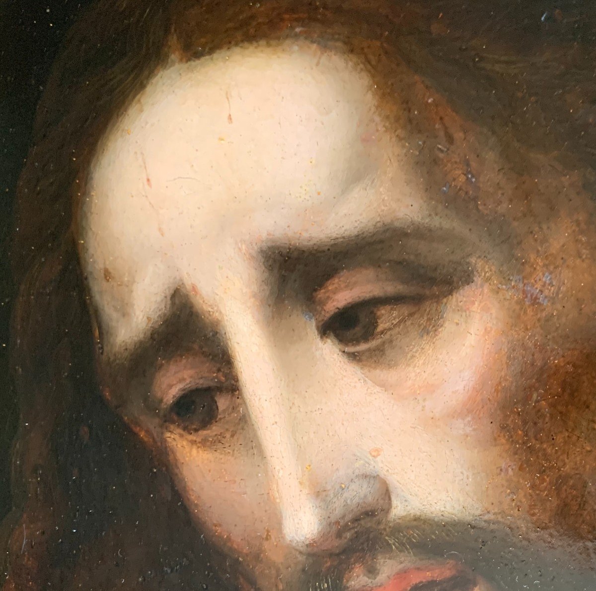 Atelier De Luis De Morales (1509-1586), Le Christ Au Roseau.-photo-1