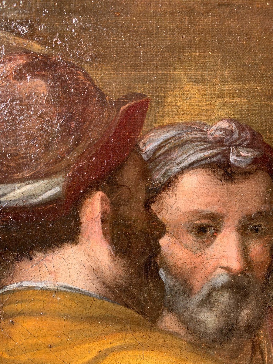 Attributed To Bernardino Campi (1520-1591). Lamentation Over The Dead Christ.-photo-4