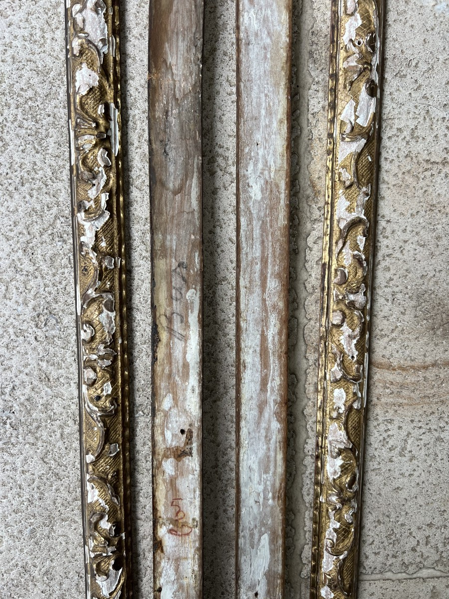 Baguette Bérain en bois sculpté, vers 1700-photo-3