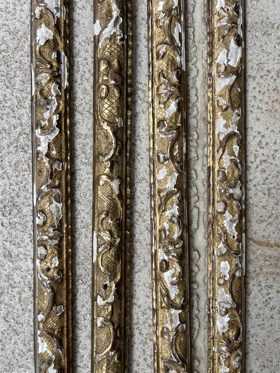 Baguette Bérain en bois sculpté, vers 1700