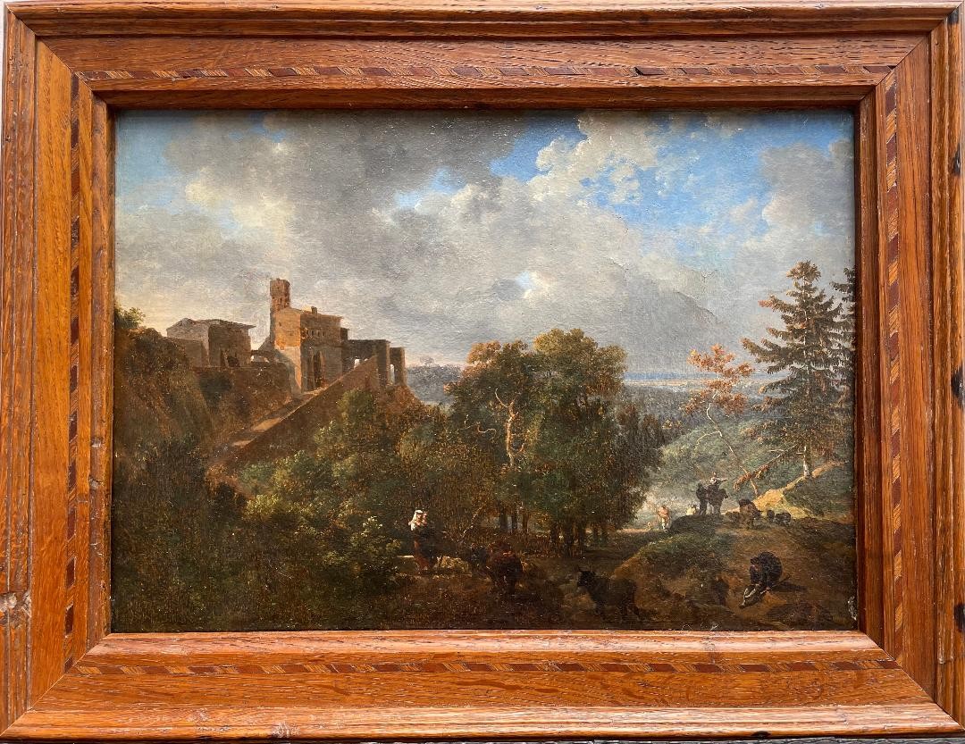 Nicolas-Antoine Taunay (1755-1830), Vue d’un Village italien.