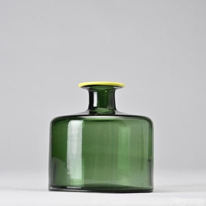 Quatre Flacons Fulvio Bianconi Pour Venini. Circa 1960.-photo-2