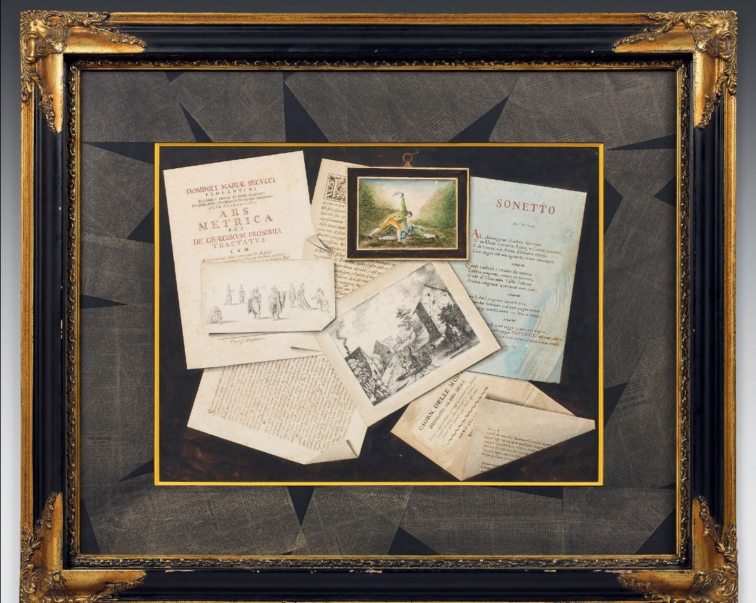 Ecole Italienne Vers 1800, Trompe l'Oeil.