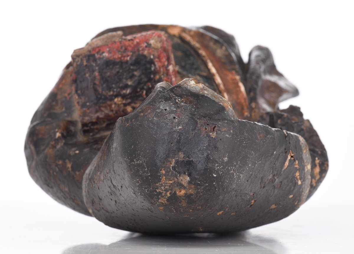 Sculpture De Sainte Brigitte De Suède, Allemagne Du Sud, XVème.-photo-1