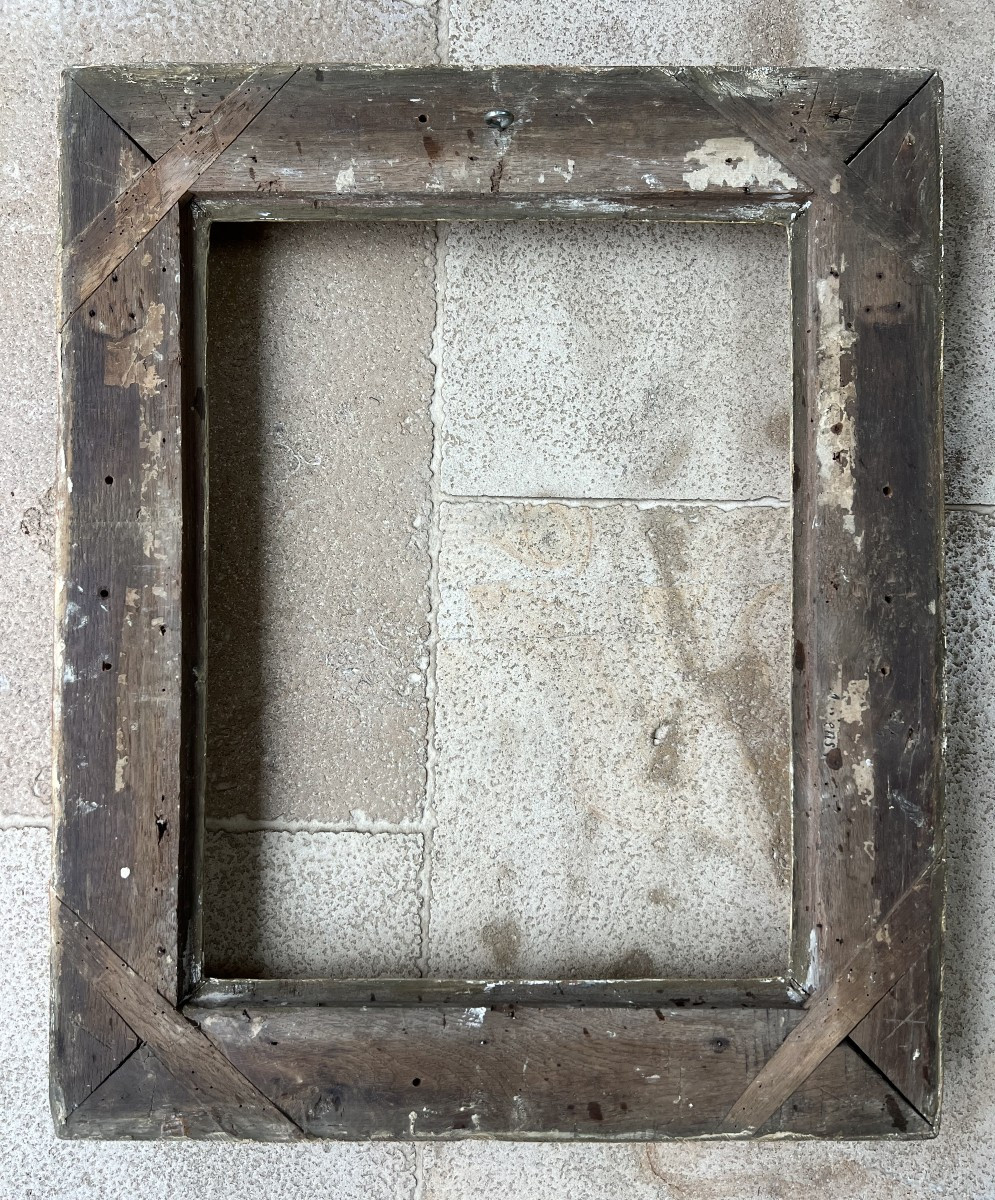 Bérain Frame In Carved And Gilded Wood, Regency Period-photo-4