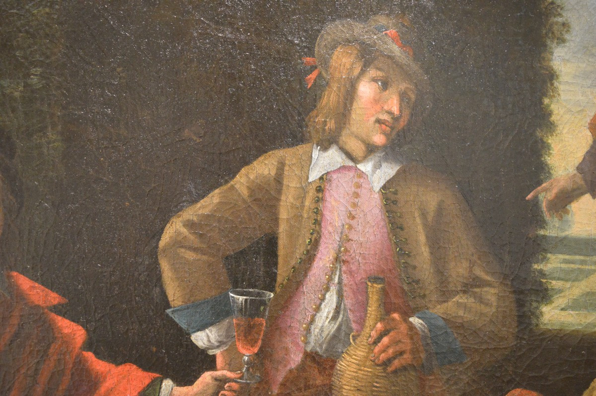 Circle Of The Le Nain Brothers, The Rustic Snack, Circa 1650-photo-2