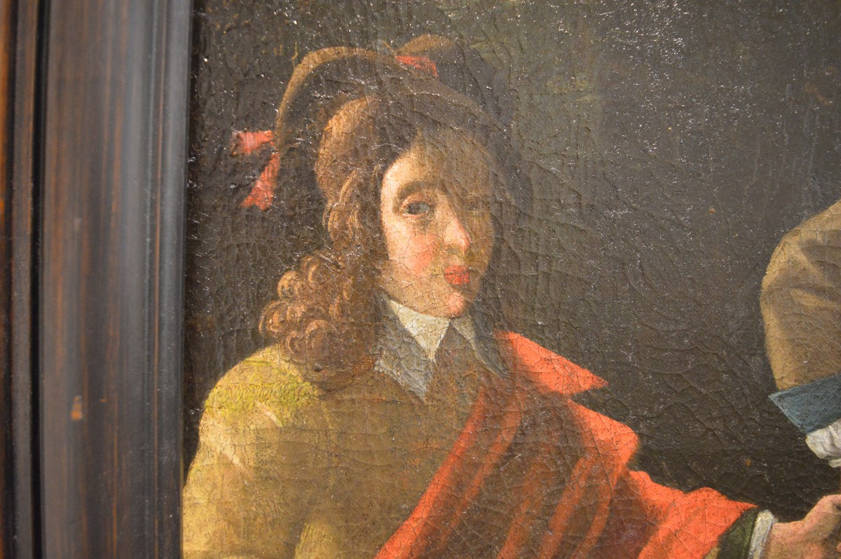 Circle Of The Le Nain Brothers, The Rustic Snack, Circa 1650-photo-3